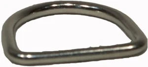 Anillo en D de acero inoxidable Aurora bueno para aparejo de correas de cuerda 1 1/2" Cantidad 4 - Imagen 1 de 2