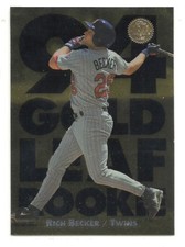 1994 Leaf Baseball Gold Leaf Rookies - #16 - Rich Becker - Minnesota Twins