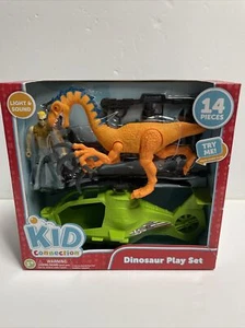 Juego de juego de dinosaurios Kid Connection 14 piezas luz y sonido - Imagen 1 de 3