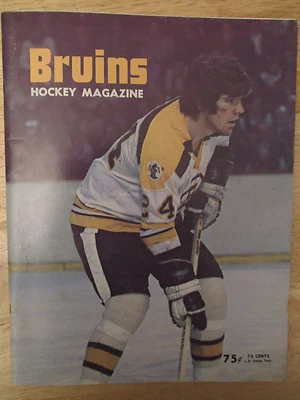 Boston 1974 BRUINS Program vs ST LOUIS BLUES Bobby Orr O'REILLY Phil Esposito - Image 1 of 4