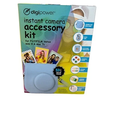 Digipower Instant Camera Accessory Kit, Baby Blue Case & More, New - image 1 of 4