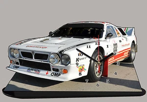 MINIATURE, MODEL CARS, LANCIA 037, LANCIA037 02 en horloge - Picture 1 of 1