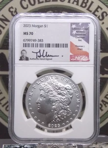 2023 Commemorative **MORGAN** Silver Dollar $1 NGC MS70 #383 URAM ECC&C, Inc. - Picture 1 of 5