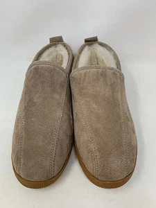 Woolworks Men's SheepSkin Slipper Outdoor Sole- Taupe - Size 10M Soft Wool - Picture 1 of 4