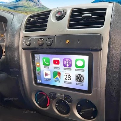 For 2004-2012 Chevy Colorado Carplay Android 14 Stereo Car Radio Navi BT GPS RDS - Image 1 of 4