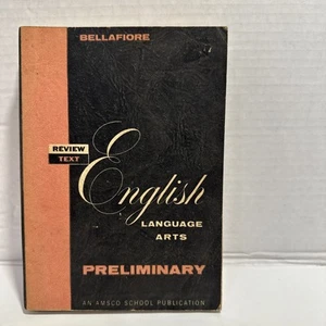 Review Text in English Language Arts (Paperback book, 1958) Joseph Bellafiore - Picture 1 of 10