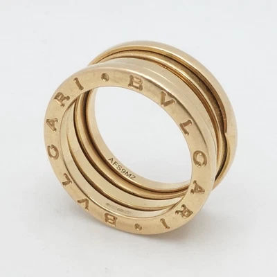 Anillo BVLGARI Oro Amarillo 18K B.Zero1 Banda Talla 55 EU 7.25 EE. UU. Foto 1 de 4