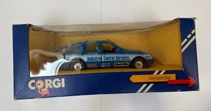 Corgi 299 Ford Sierra 2.3 Ghia Blue Andy Rouse shell oil 1:32 1985 (Boxed) - Picture 1 of 6
