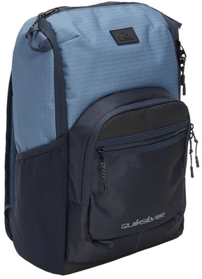 Quiksilver School-E Chill 22L Backpack - Black / Blue - New - Image 1 of 2