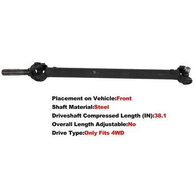 Conjunto de eje de transmisión delantero para GMC Sierra 2500 HD 2011-2015 V8 6,0 L Foto 1 de 4