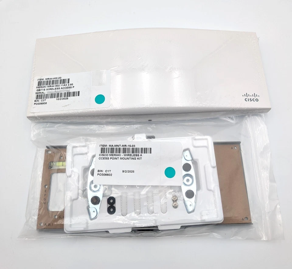 Punto de acceso administrado en la nube Cisco Meraki MR44-HW WiFi 6 - Certificado 5 estrellas Foto 1 de 3