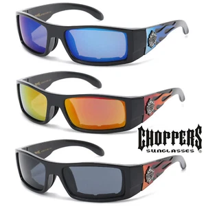 Biker Choppers Men Women Padded Foam Wind Resitant Motorcycle Riding Sunglasses - Picture 1 of 9
