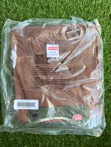 Supreme, Strawberries Tee, Short Sleeve, T Shirt, Summer Tee, Brown XXL SS23 NEW - Picture 1 of 5