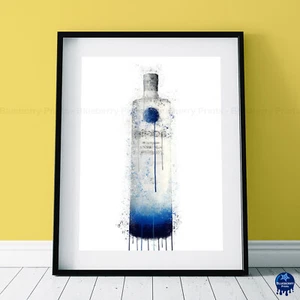 Ciroc Wodka Flasche Spritzstil Kunstdruck, erhältlich in 4 Größen. - Bild 1 von 6