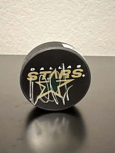 ANDREW RAYCROFT FIRMADO DALLAS STARS DISCO DE HOCKEY - Imagen 1 de 5