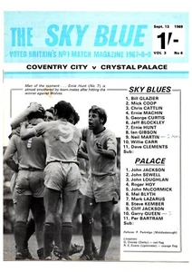 Coventry City v Crystal Palace 1969-1970 Division One 13/09/1969 - Picture 1 of 1
