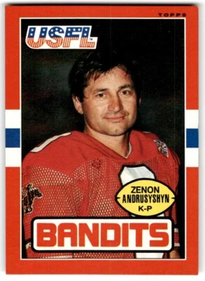 1985 Topps USFL Zenon Andrusyshyn Tampa Bay Bandits #123 - Image 1 of 2