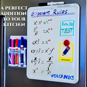 Dry Erase Board, 14.1” X 11” Whiteboard Small White Board, Magnetic White Bo - Picture 1 of 6