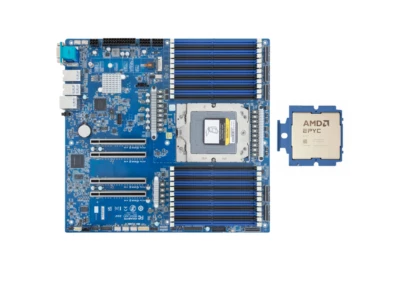 Gigabyte MZ33-AR1 +AMD EPYC 9755 QS ZEN5 TURIN SP5 128T/256T 1.9-2.7ghz L3 512M - Image 1 of 4