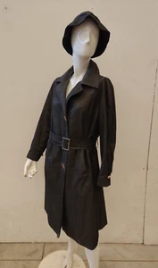TRENCH/GIACCA/CAPPOTTO CON CAPPELLO - ILVA -  VINTAGE DONNA  TG.44 - Picture 1 of 20