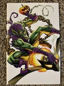 AMAZING SPIDER-MAN 800 J SCOTT CAMPBELL VIRGIN VARIANT Green Goblin - Picture 1 of 2