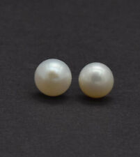 925 Solid Sterling Silver Freshwater Pearl Stud Earring a756