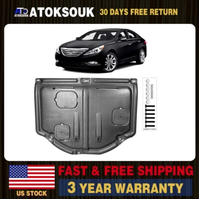 Protector contra salpicaduras del motor delantero para Hyundai Sonata 2012-2013 Foto 1 de 4