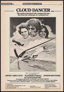 CLOUD DANCER - Anuncio comercial original 1978 / póster_ David Carradine Jennifer O'Neill - Imagen 1 de 1