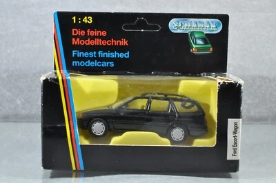 BC261 Schabak Modello #1096 1:43 Ford Escort Wagen / Break - nero A +/b - Immagine 1 di 4