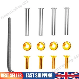 4pcs Cooling Fan Mount Screws with Spacer and Tool Not Hurt Fan for PC Case Fan - Afbeelding 1 van 11