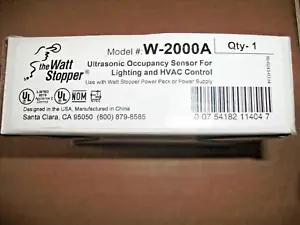 WATTSTOPPER W-2000A ULTRASONIC OCCUPANCY SENSOR - 4 AVAILABLE (SOLD EACH) - Picture 1 of 2