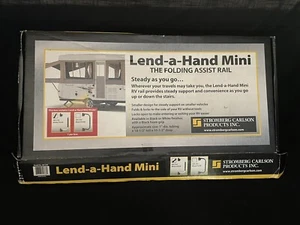 Stromberg AM250 Mini Assist Rail & Hardware (White Rail w/Black Foam Grip) - Picture 1 of 3