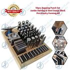 Dapping Punch Set Jumbo Doming 56pc & Steel Swage Block Pro Jewelry Forming Kit