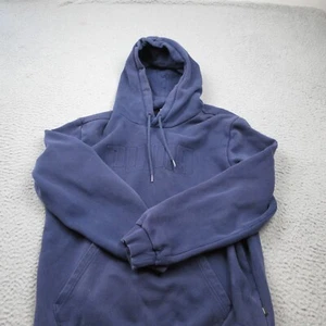 Puma Hoodie Mens Medium Blue Sweatshirt Long Sleeve Pullover - Picture 1 of 8