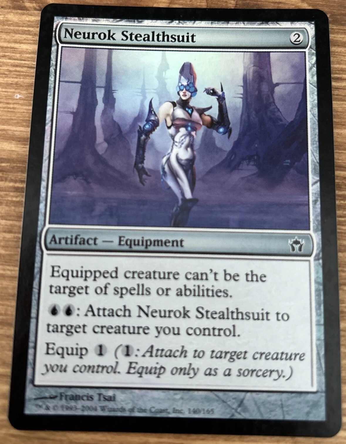 Neurok Stealthsuit - Foil NM, English MTG Fifth Dawn