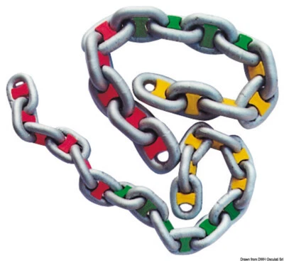 Boat Chain Rainbow Marker Inserts kit Assorted Colours 01.501.08 of Osculati - Изображение 1 из 4