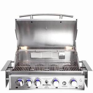 ALLGRILL CHEF L BUILT IN mit AIRSYSTEM Volledelstahl Gasgrill BBQ Einbaugrill - Bild 1 von 10