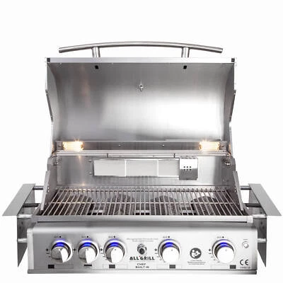 ALLGRILL CHEF L BUILT IN  mit AIRSYSTEM Volledelstahl Gasgrill BBQ Einbaugrill - Bild 1 von 4