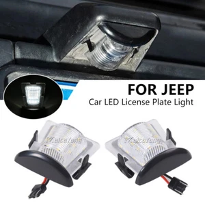 For Jeep Wrangler JK JL 2007-2021 2PCS LED Number License Plate Lights Lamp - Bild 1 von 13