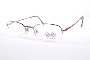 Luxottica LU 1289 JV332 Bronze Oval Halbrand Vintage Damen Neu Brille mit C " - Bild 1 von 4