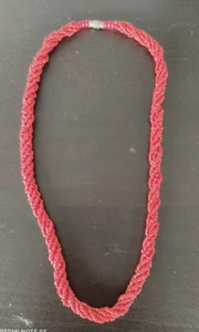 Multistrand Natural Red Coral Gemstone Chips Nuggets Beaded Necklace Gift - Picture 1 of 1