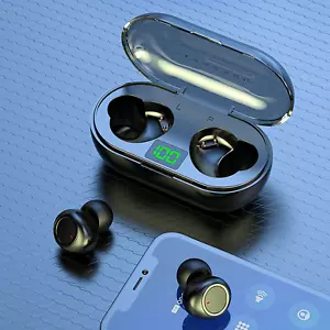 QTOCIO Wireless Earbuds Mini Ear Buds 5.3 Bluetooth Headsets Light-Weight Earph - Picture 1 of 12