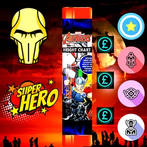 Kinder Geschenke & Geschenke MARVEL AVENGERS HÖHENTABELLE 160 - FILZSTIFTE - FARBEN - Bild 1 von 8