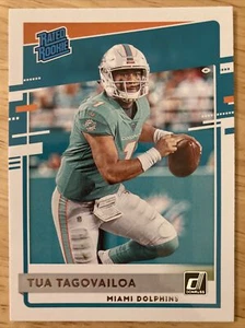 Tua Tagovailoa 2020 DONRUSS RATED ROOKIE Rookie #302 (5156) - Imagen 1 de 2