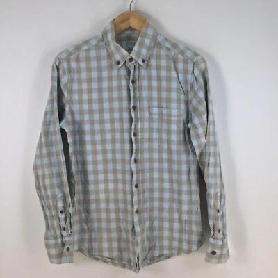 Vanishing Elephant mens button up shirt size S multicolour check cotton 076620 - Image 1 of 4