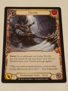 Throttle (Yellow) Arcane Rising Unlimited Fab NM Condition - Picture 1 of 2