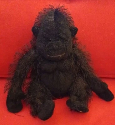 Webkinz & Lil 'Kinz Ganz Gorilla Plush Stuffed Animal Toy - Black 8" - No Code - Image 1 of 4