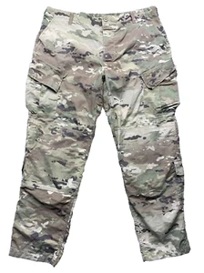Camo Pants Men 44x33 Brown Woodland Loose Military - Picture 1 of 10