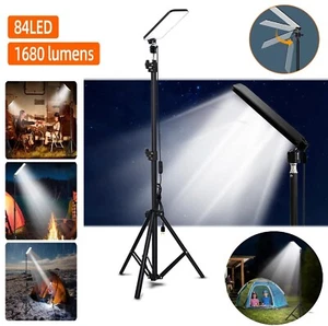 Portable Outdoor Camping Lantern Lamp USB Telescopic Rod LED Fishing Work Light - Picture 1 of 14