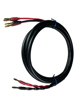 Canare 4S11 OFC  Speaker Cable Single | Braided 2 to 4 Banana - Image 1 of 2